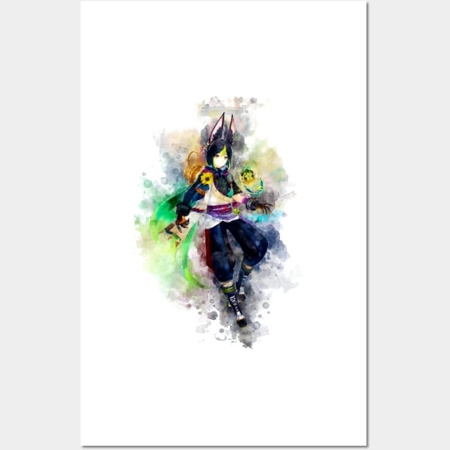 Tighnari - Genshin Impact (Watercolor) Wall Art by Stylizing4You